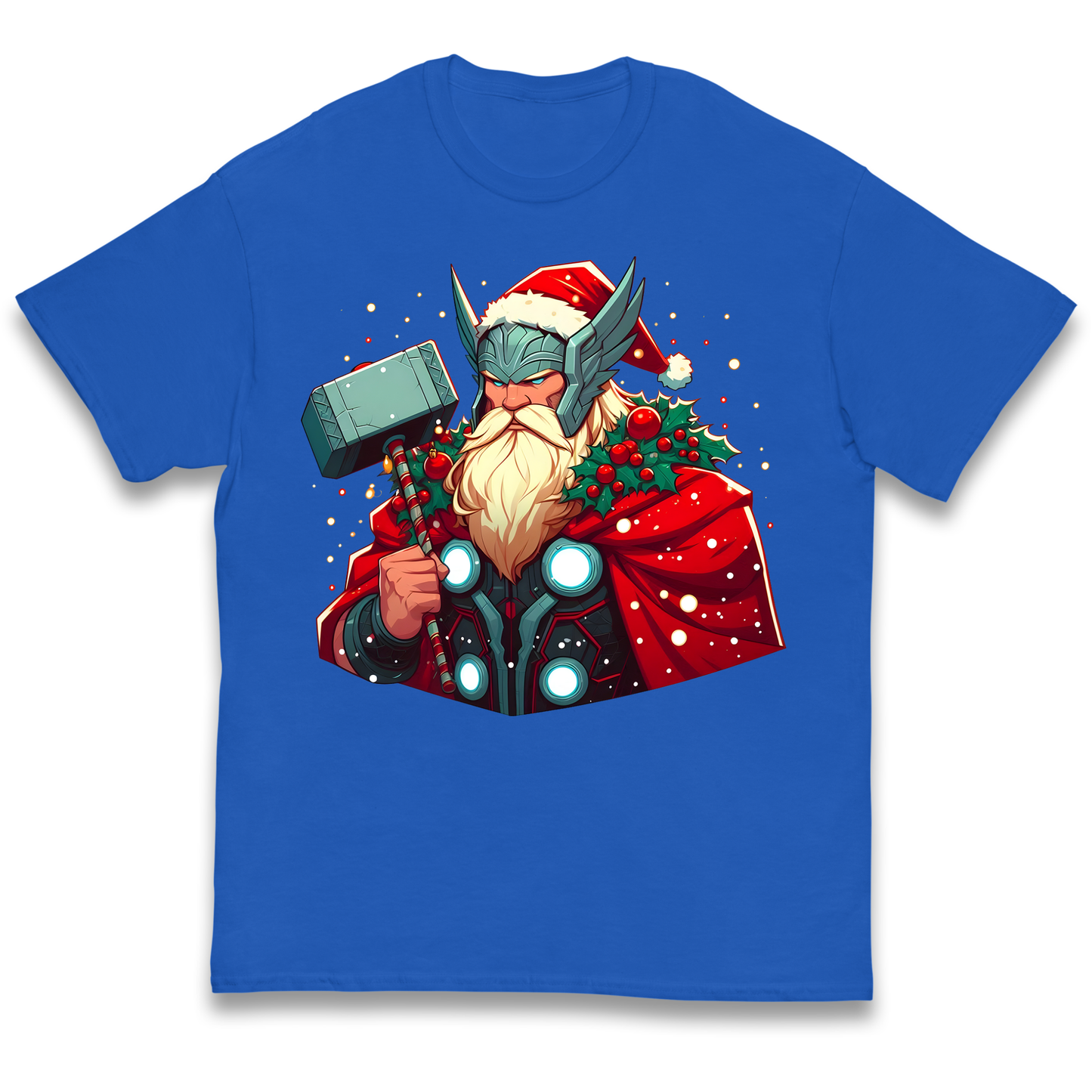 Viking Thor Santa kids t shirt