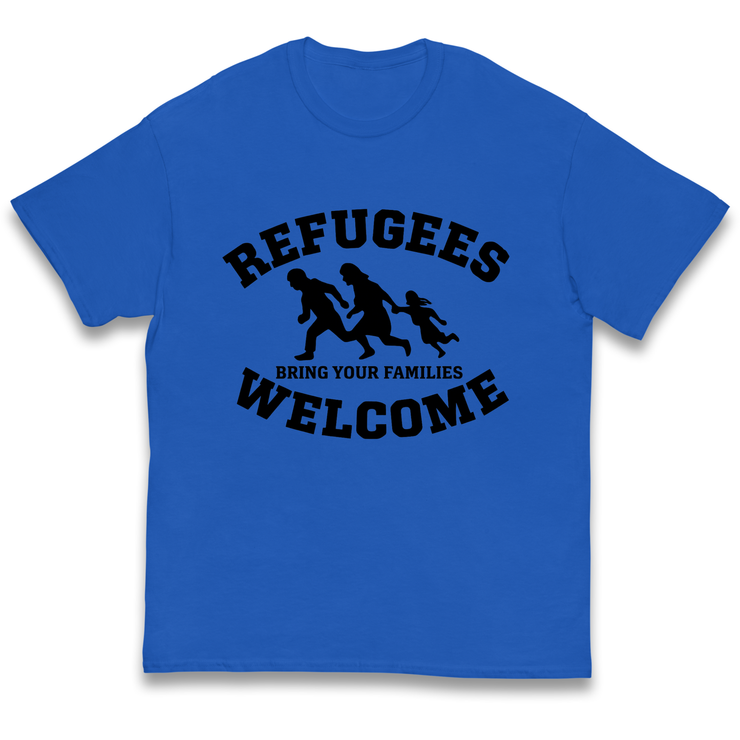 Welcome Refugees kids t shirt