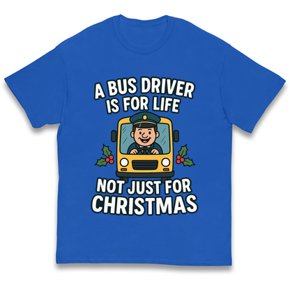 Bus Driver Christmas Kids T Shirt