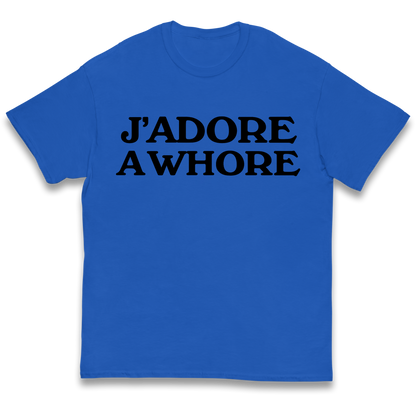 J'Adore A Whore Kids T Shirt