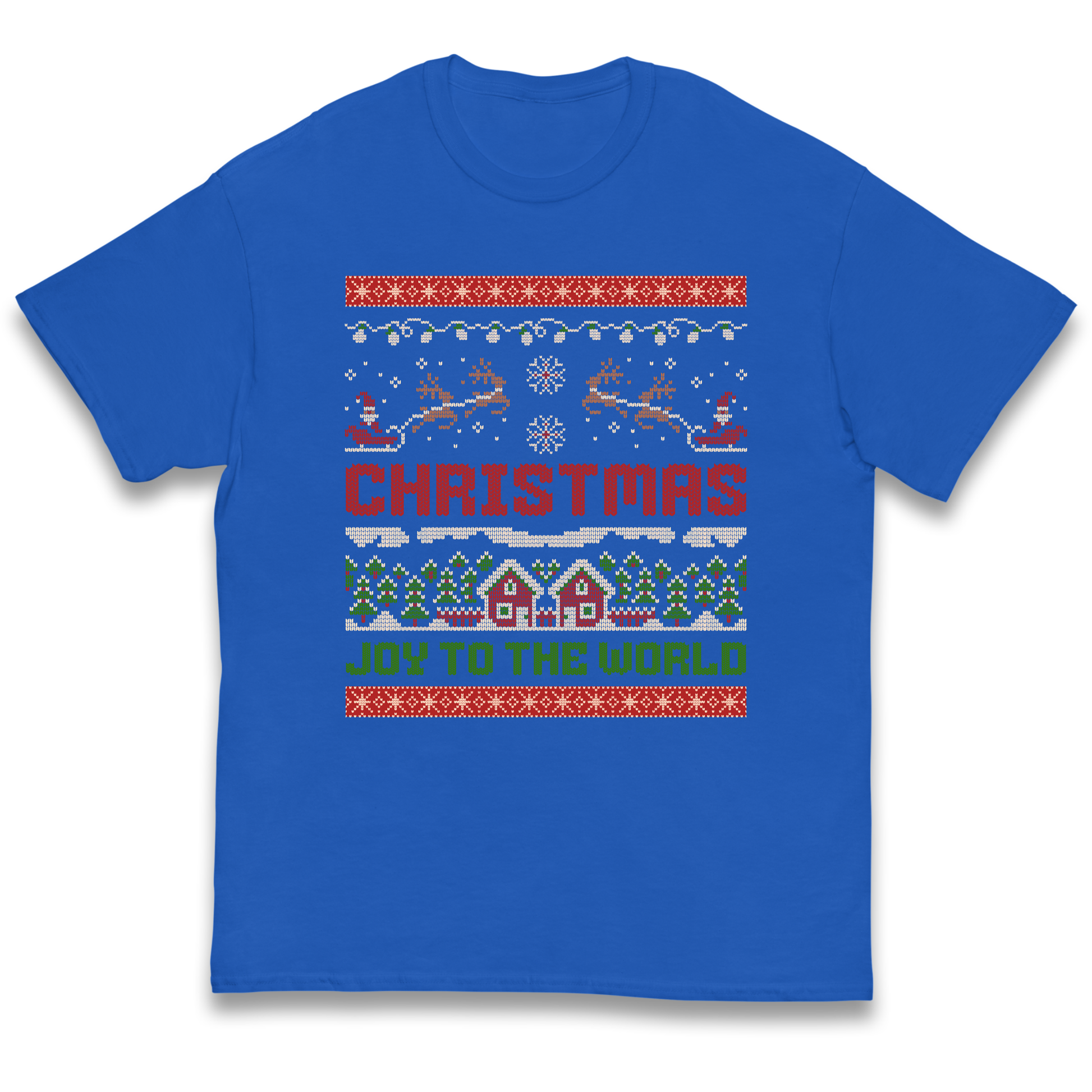 Christmas Joy to the World Christmas kids t shirt
