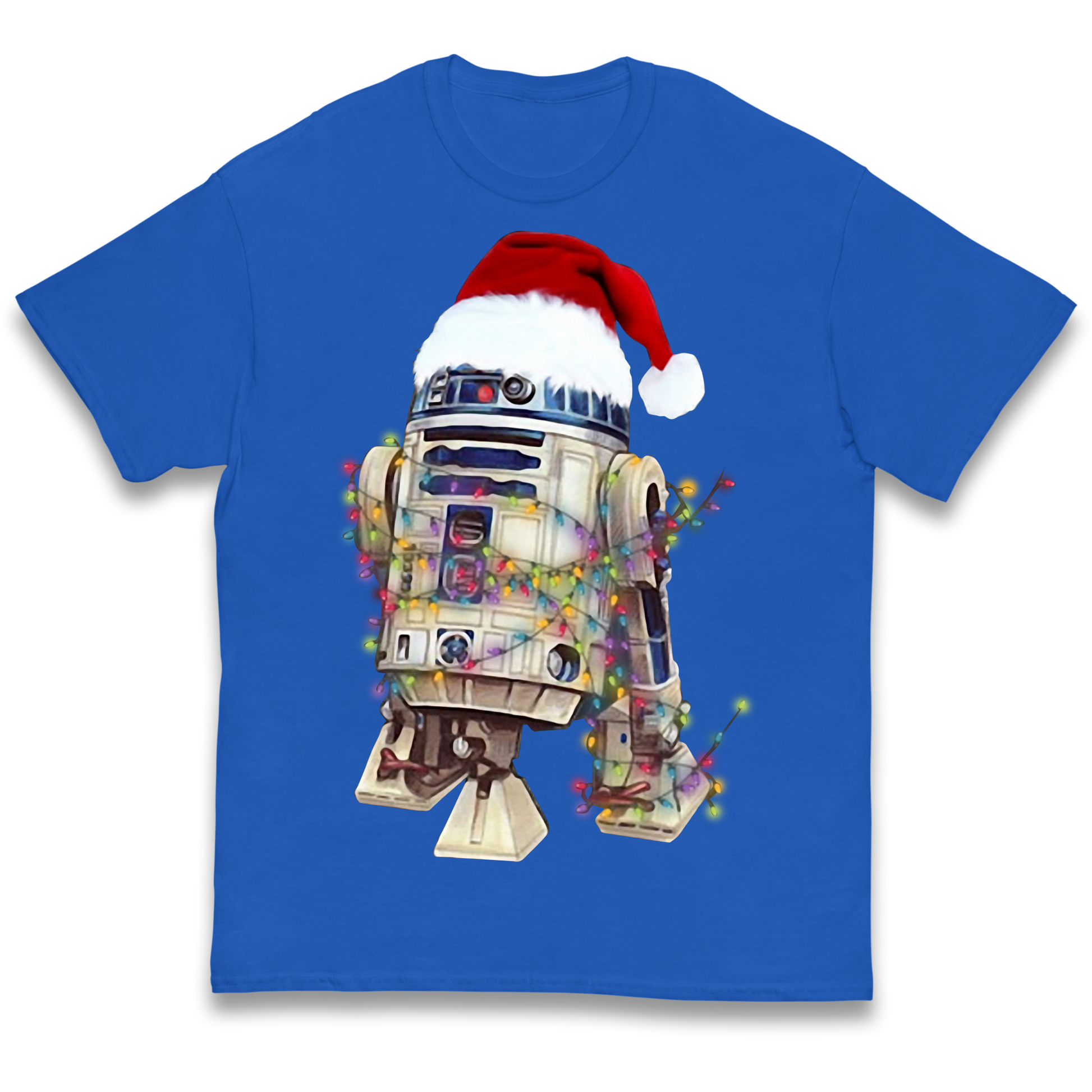 R2D2 Christmas Santa Christmas kids t shirt