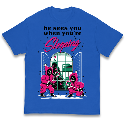 Squid Games Xmas Kids T Shirt