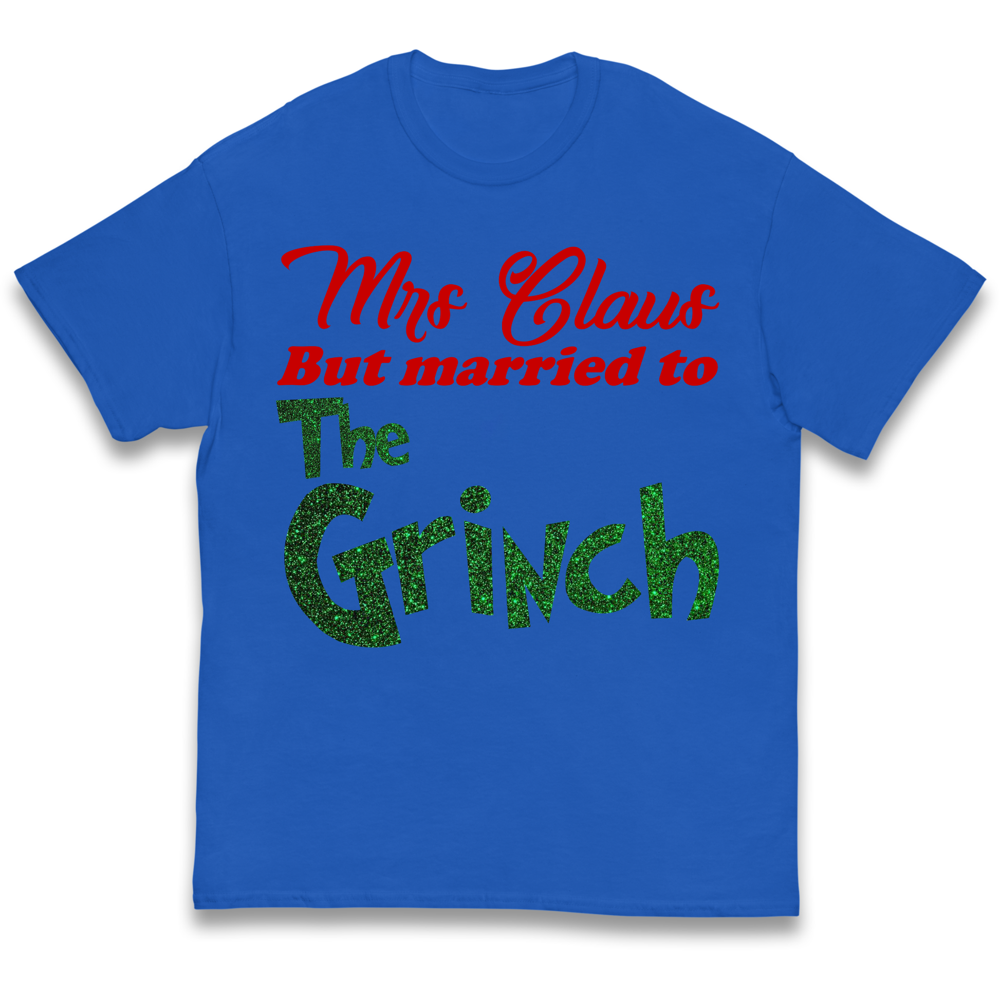 Mrs Claus But Married To The Grinch Christmas kids t shirt