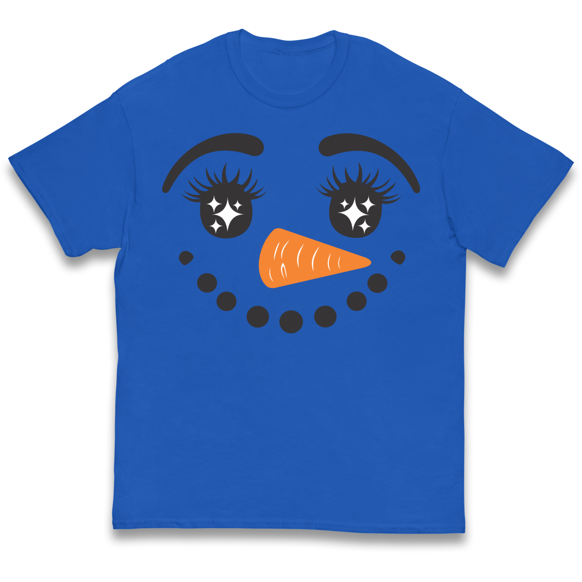 Snowman Face Christmas kids t shirt