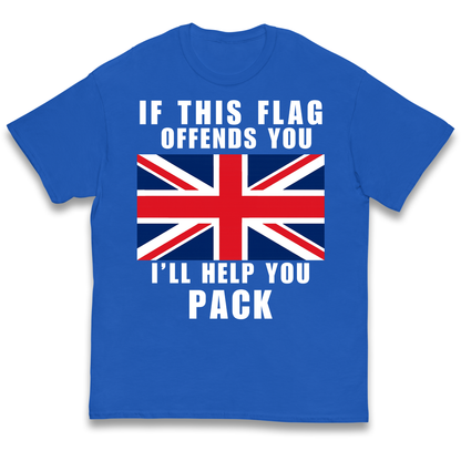 If This Flag Offends You I Will Help You Pack kids t shirt