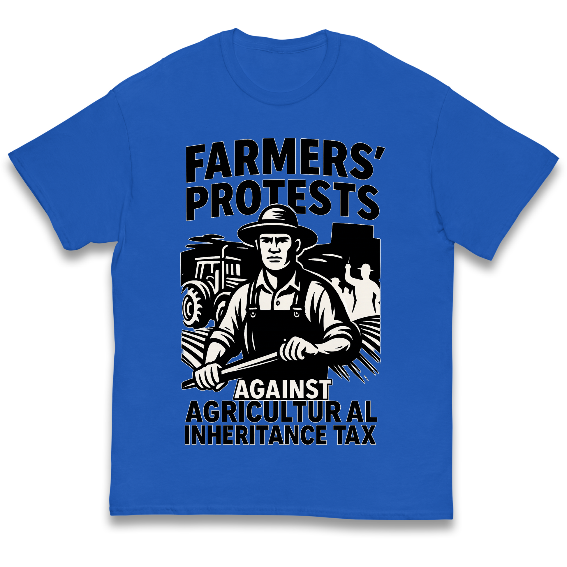 Farmers’ Protests Against Agricultural Inheritance Tax kids t shirt