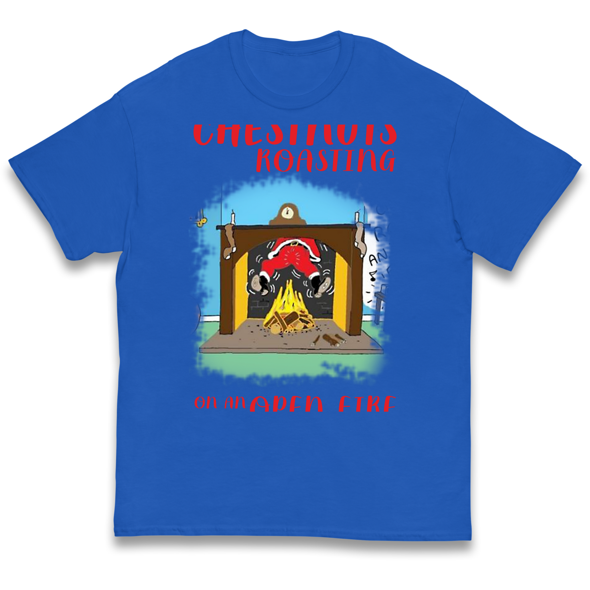 Chestnuts Roasting On An Open Fire Christmas kids t shirt