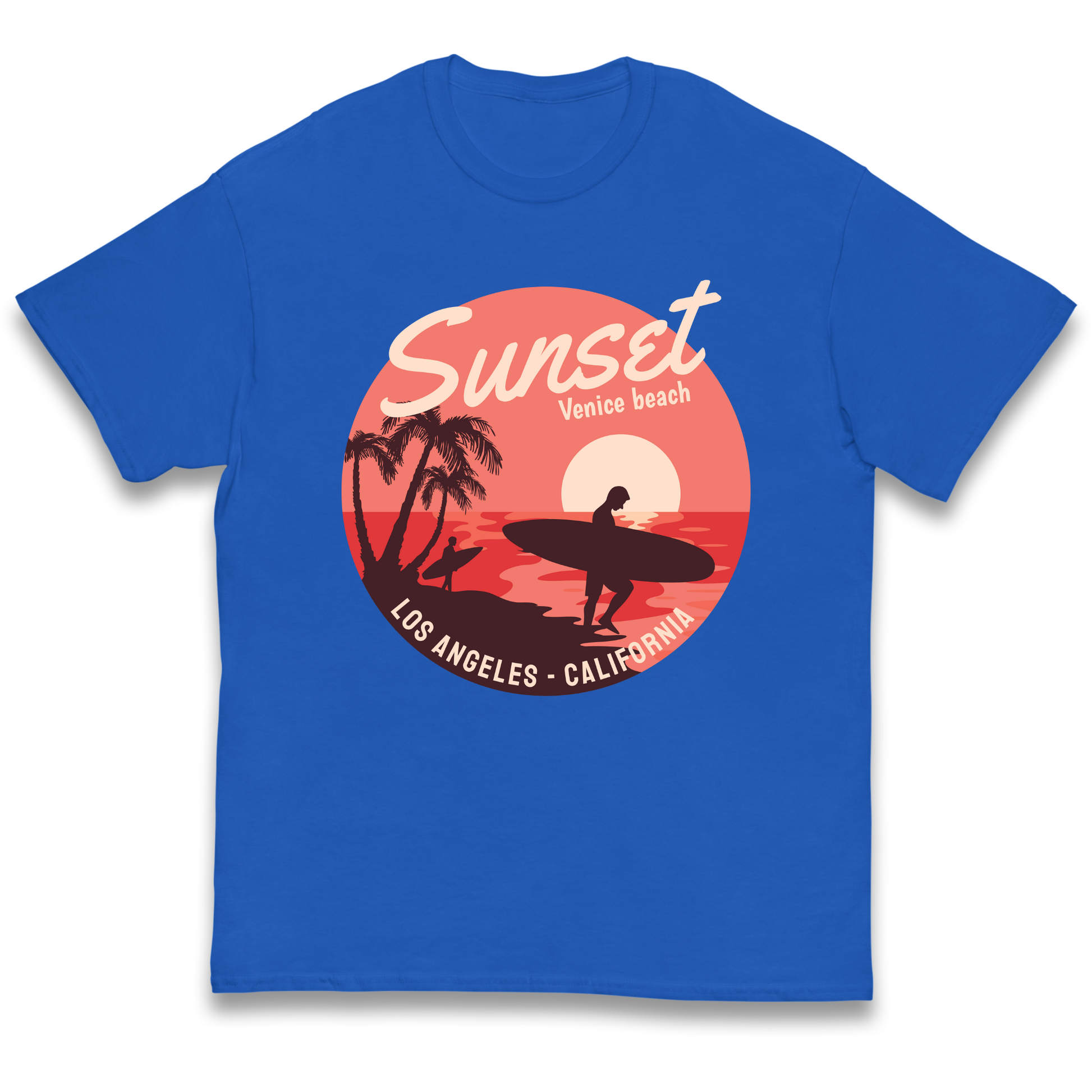 Sunset Venice Beach kids t shirt