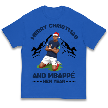Mbappe Christmas Kids T Shirt