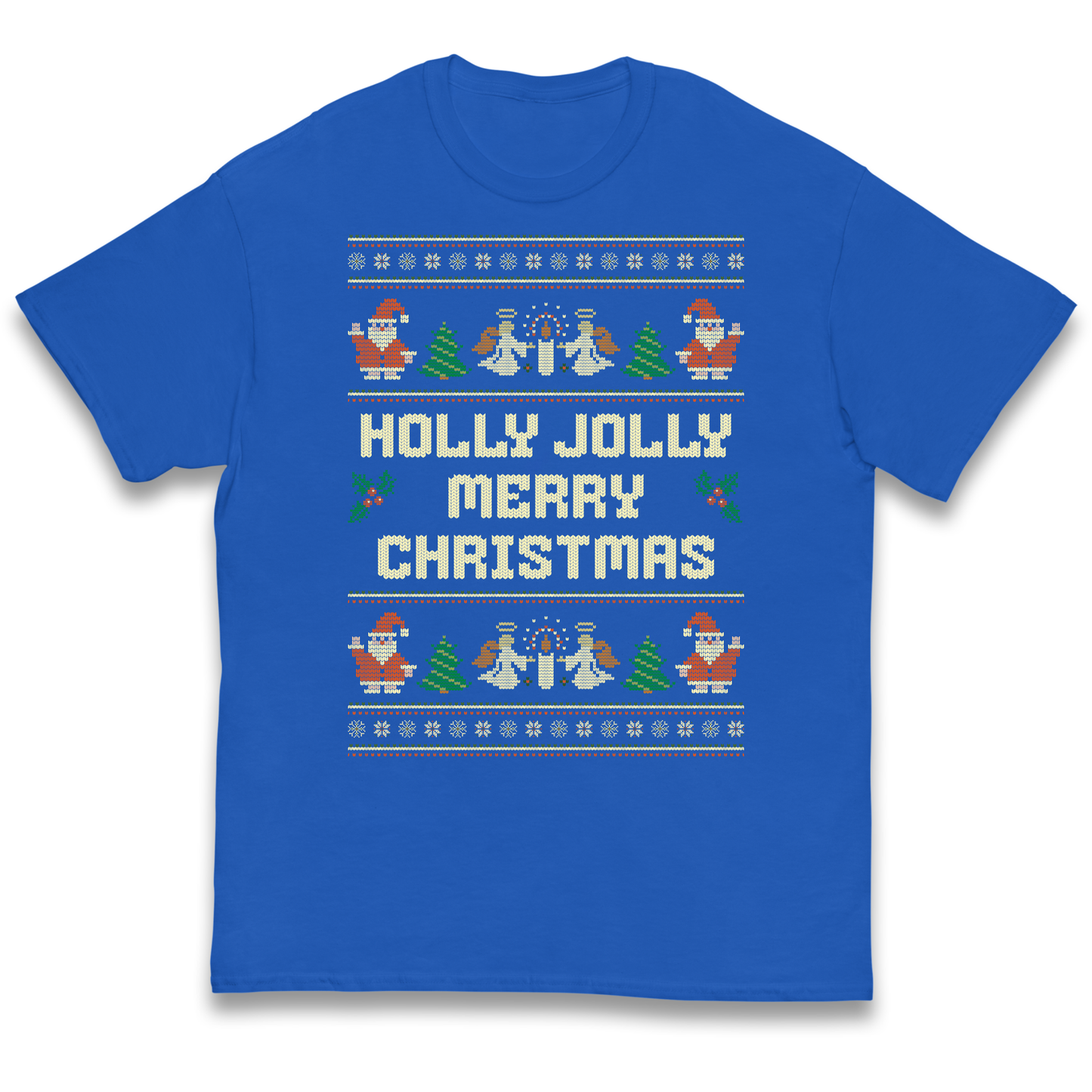 Holly Jolly Merry Christmas kids t shirt