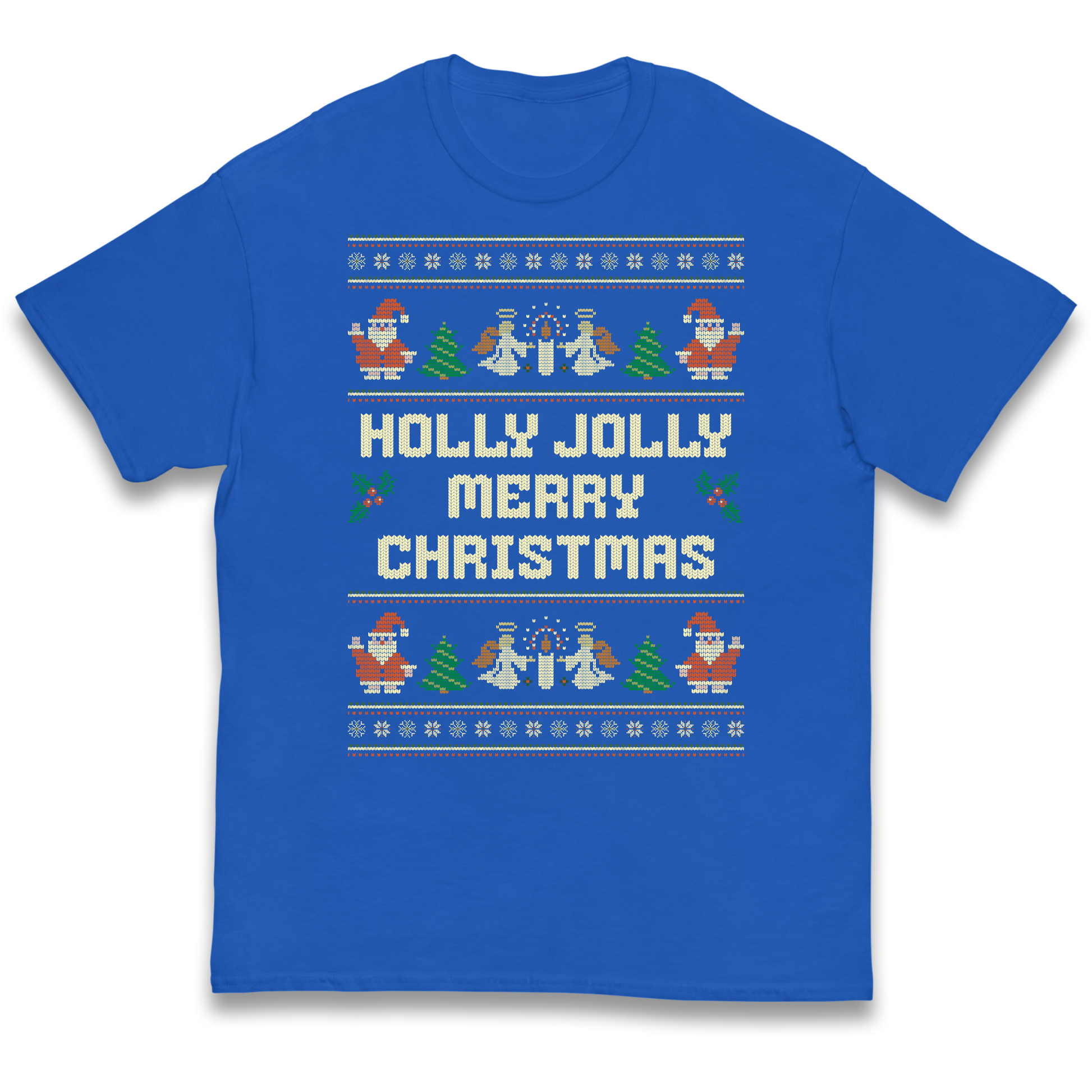 Holly Jolly Merry Christmas kids t shirt