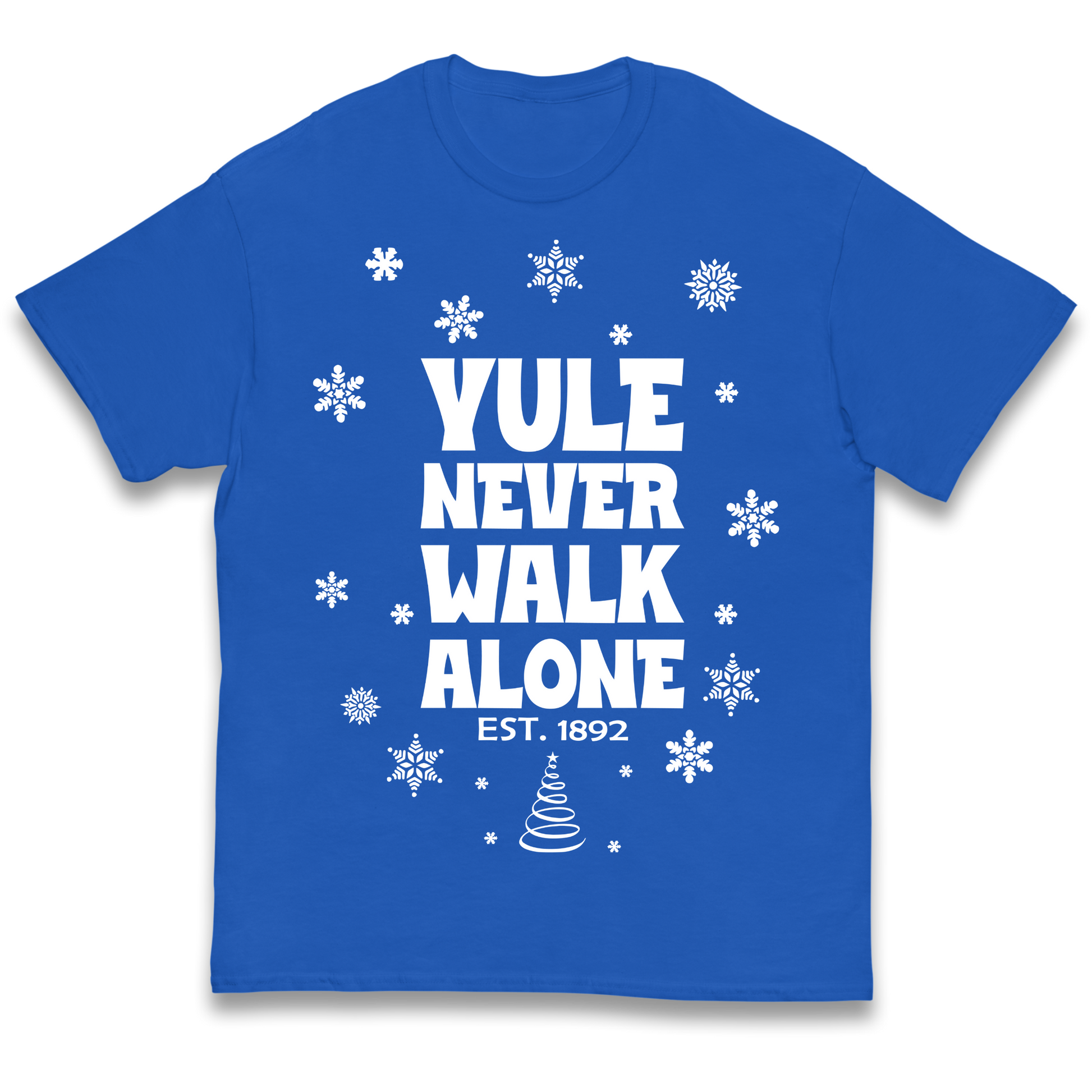 Yule Never Walk Alone Liverpool Christmas kids t shirt
