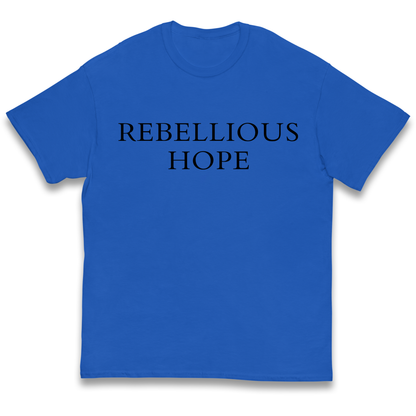 Rebellious Hope Embroidered kids t shirt
