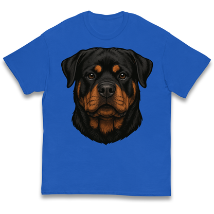 Rottweiler Face kids t shirt