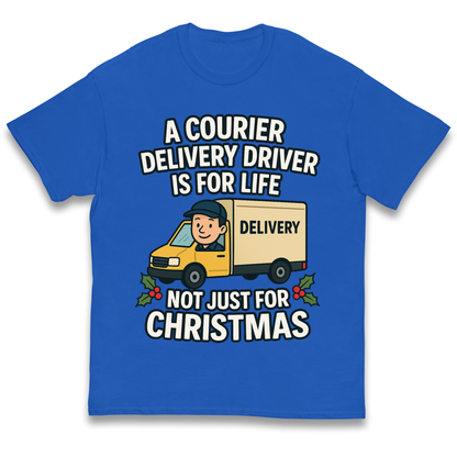 Courier Delivery Driver Christmas Kids T Shirt