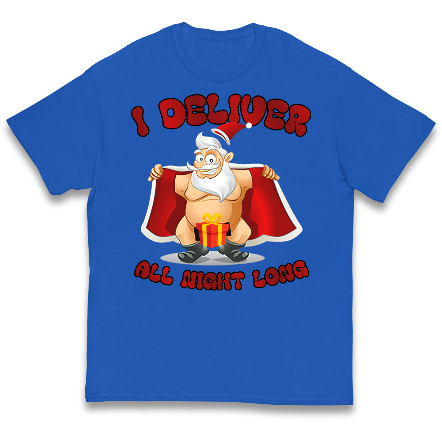 Santa Claus I Deliver All Night Long Christmas kids t shirt