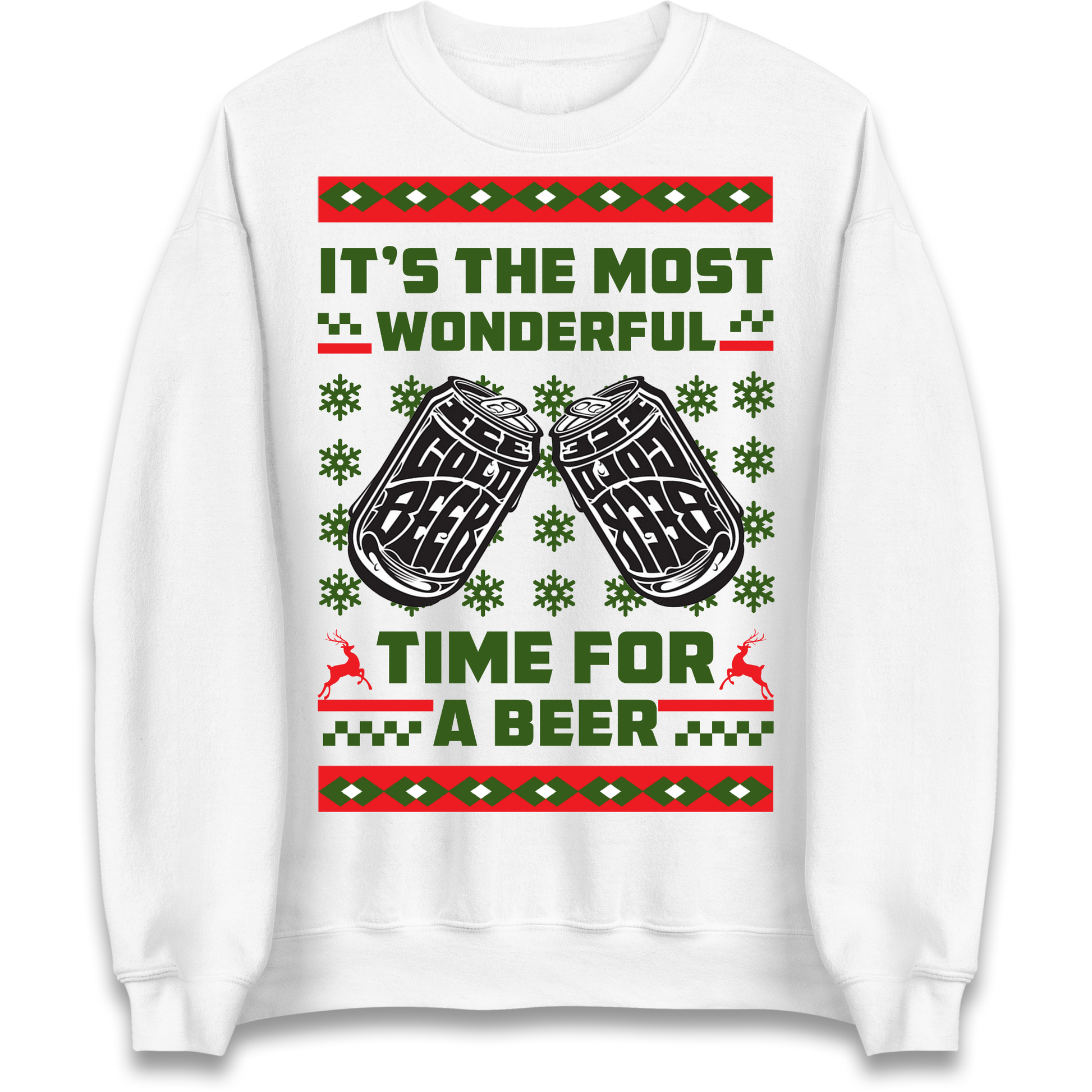 Its The Most Wonderful Time For A Beer Christmas Sweatshirt