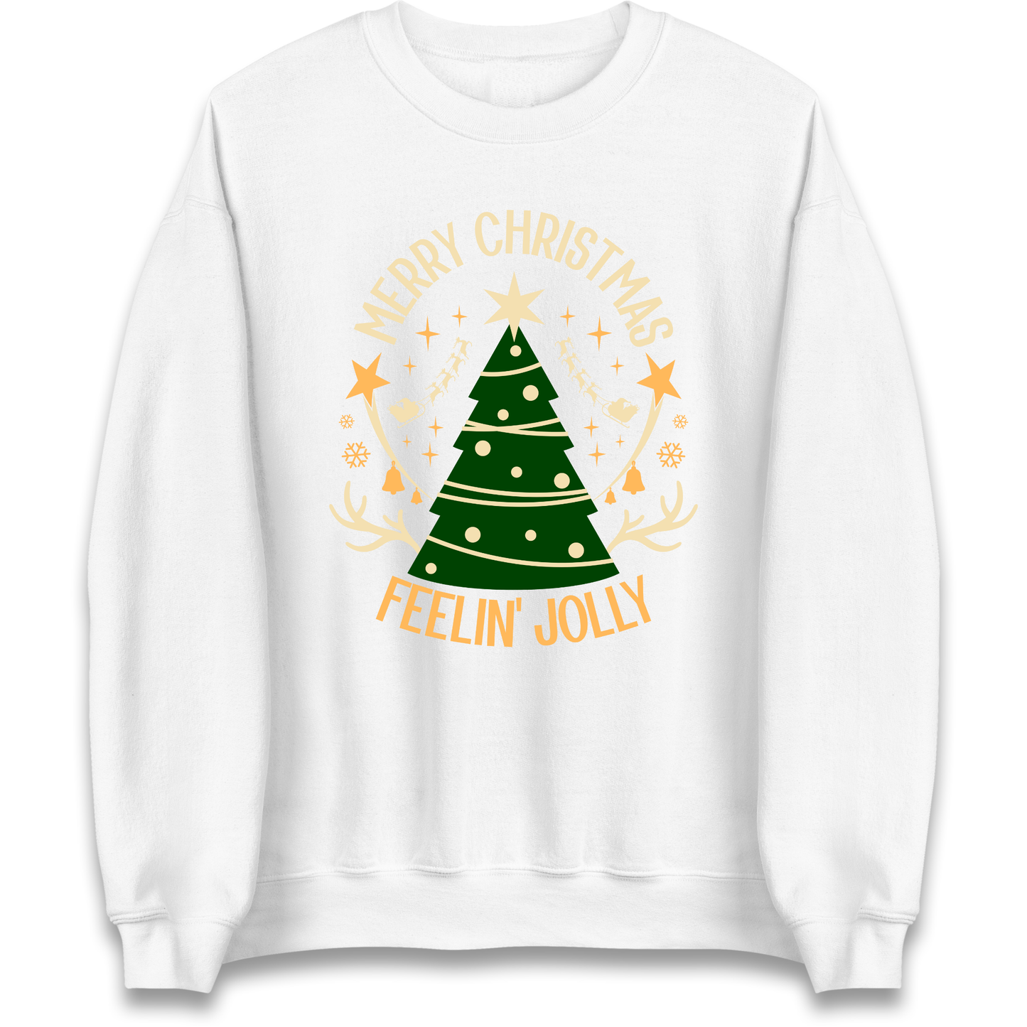 Merry Christmas Feeling Jolly Christmas Sweatshirt