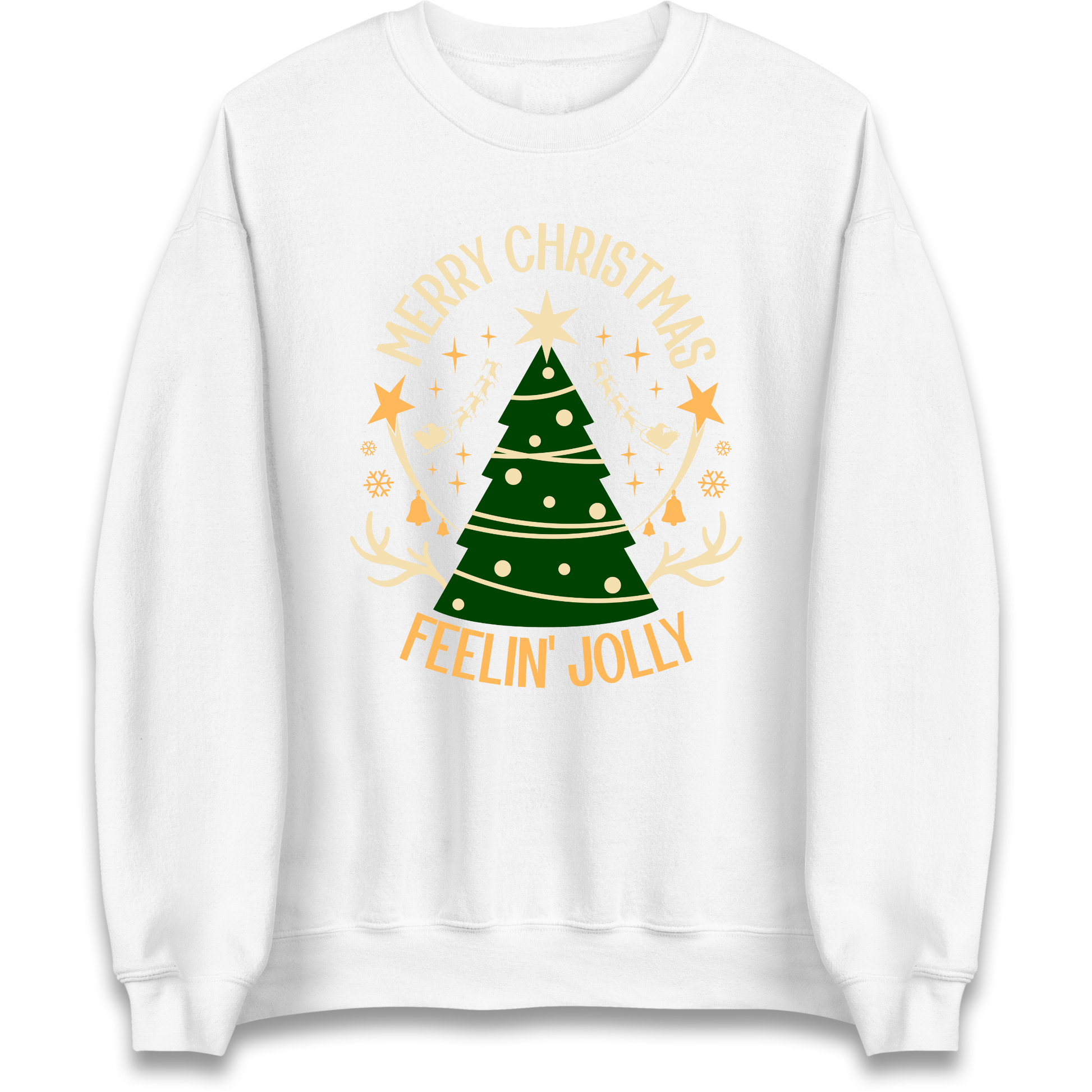 Merry Christmas Feeling Jolly Christmas Sweatshirt