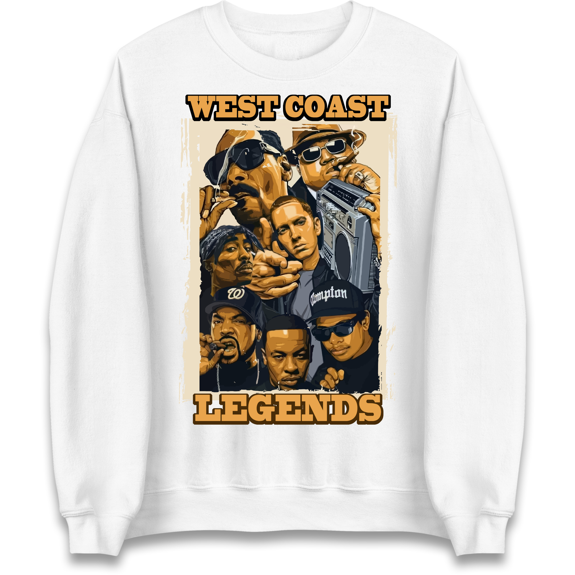 West Coast Legends Rappers Sweatshirt