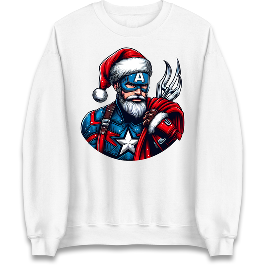 Captain America Santa Sweatshirt