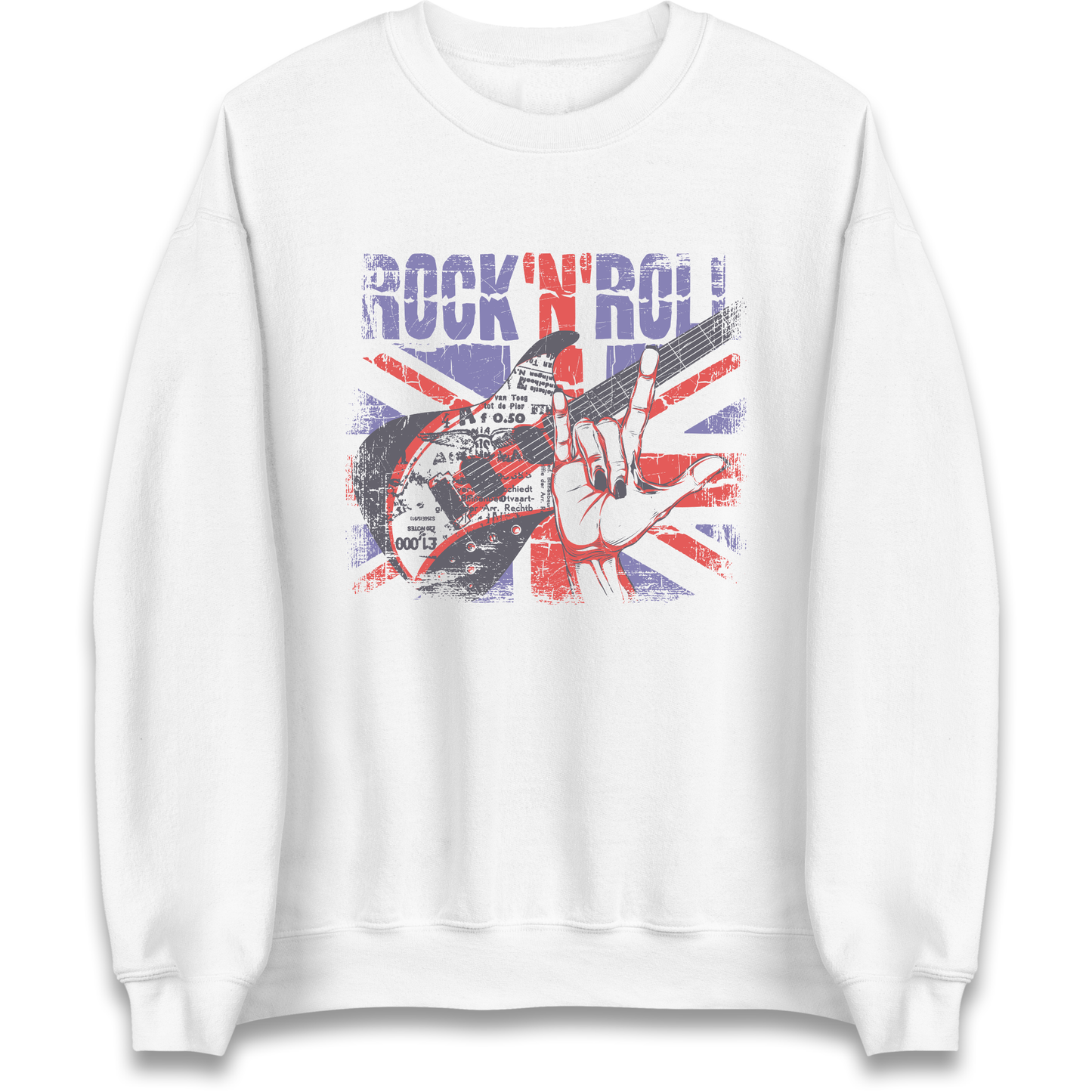 Rock N Roll Union Jack Sweatshirt