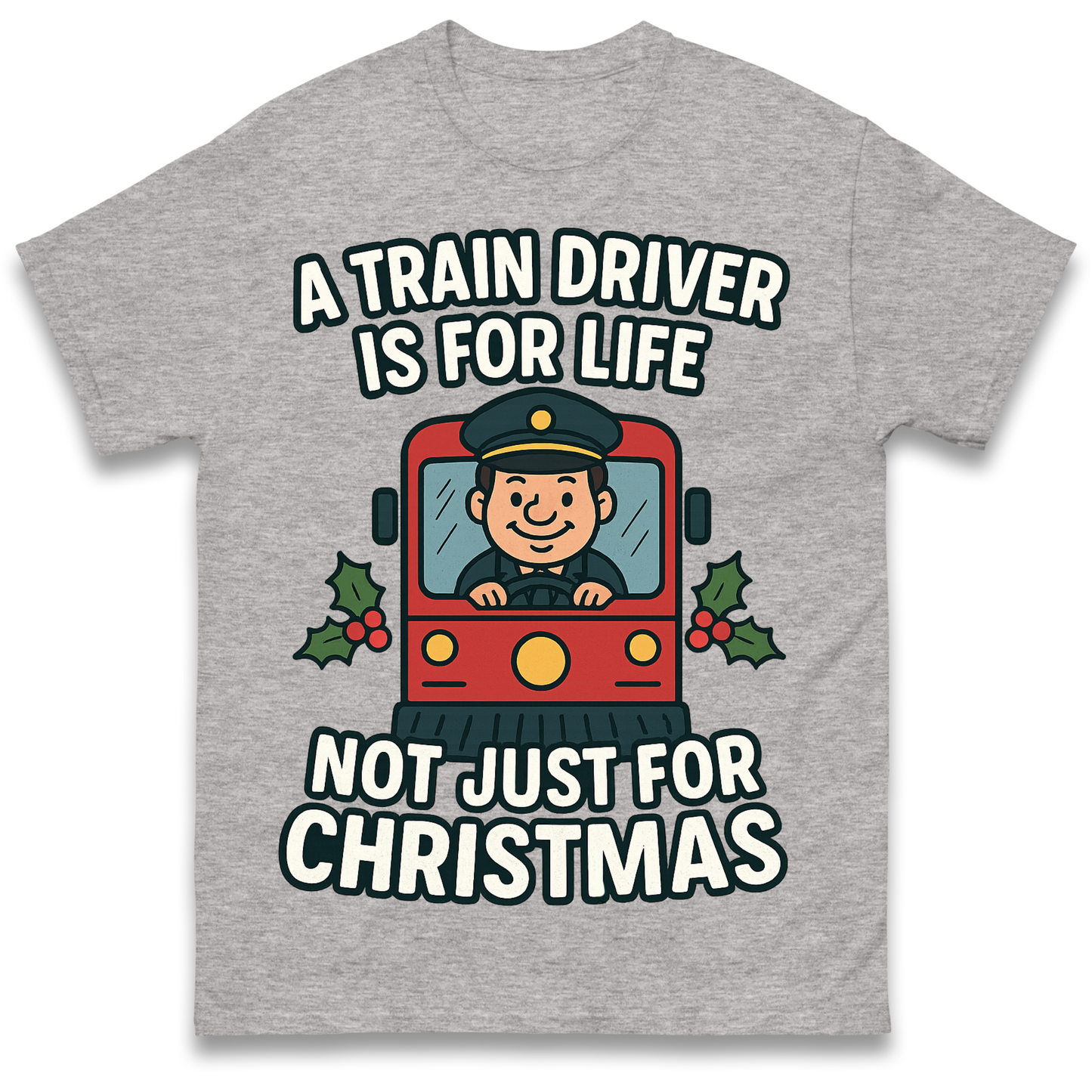 Train Driver Christmas T Shirt