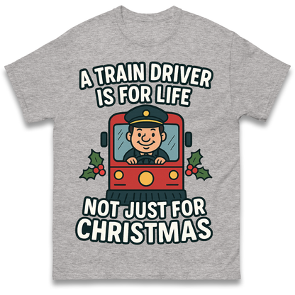 Train Driver Christmas T Shirt