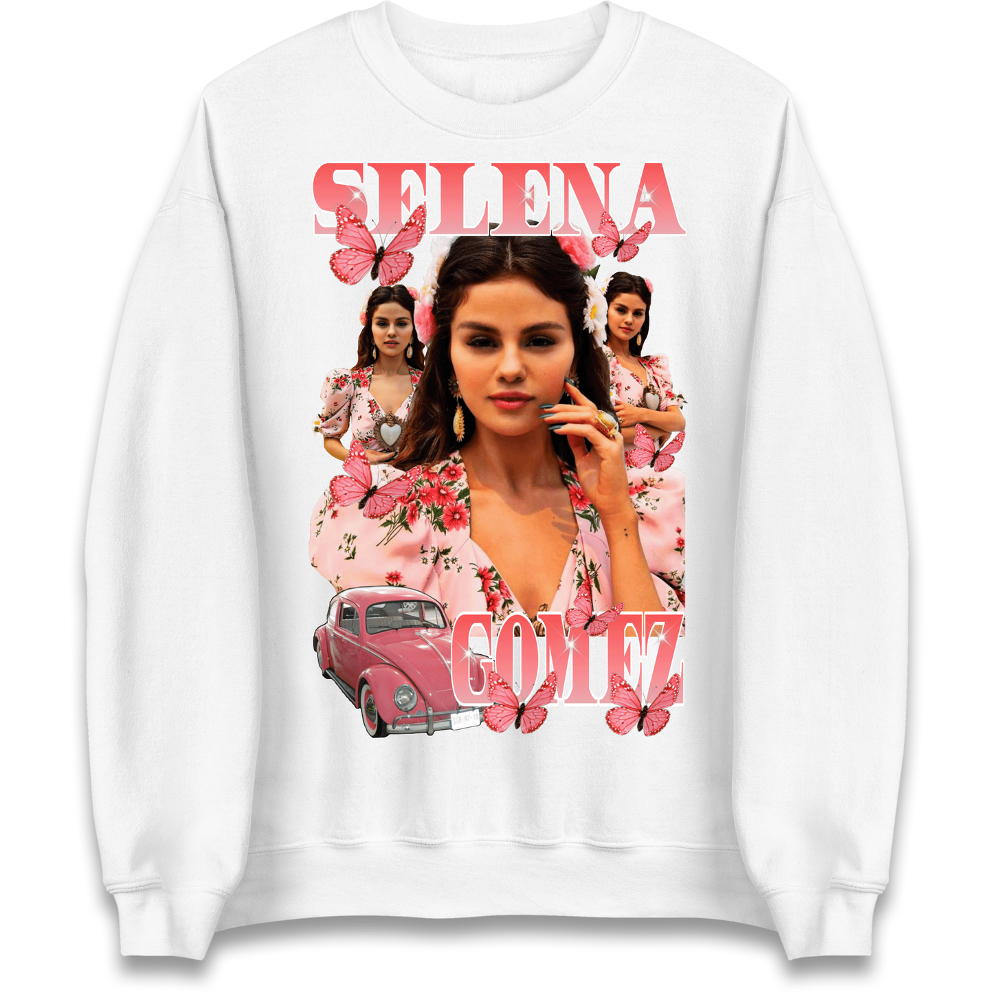 Selena Gomez Pink Sweatshirt
