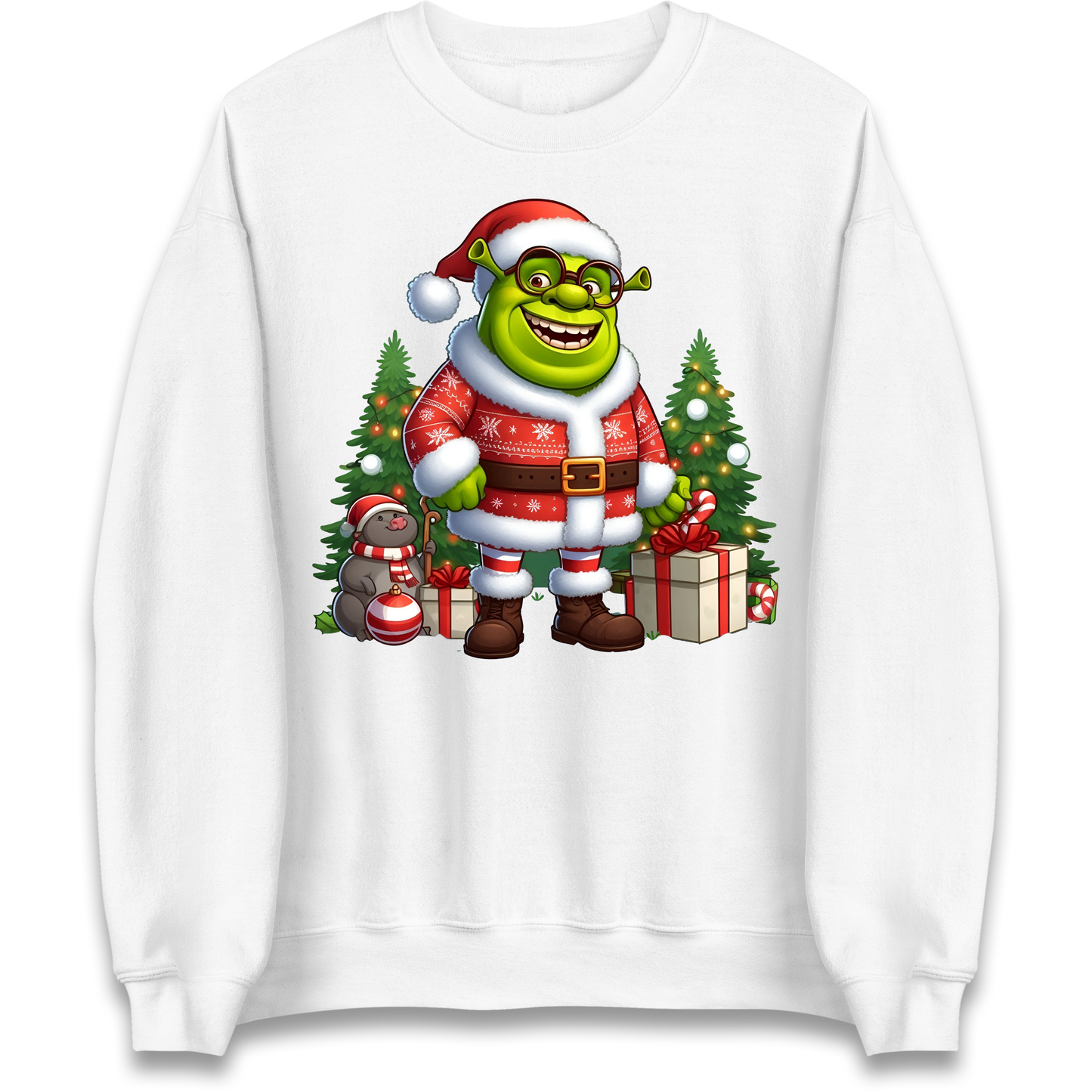 Shrek Santa Claus Presents Sweatshirt