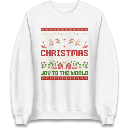 Christmas Joy to the World Christmas Sweatshirt