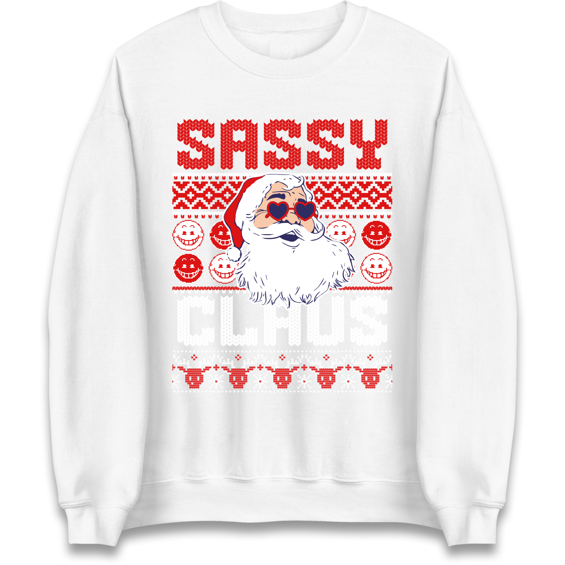 Sassy Claus Santa Christmas Sweatshirt