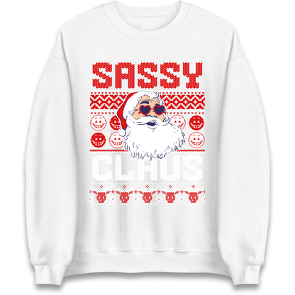 Sassy Claus Santa Christmas Sweatshirt
