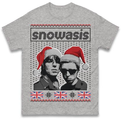 Snowasis Union Jack Christmas T Shirt