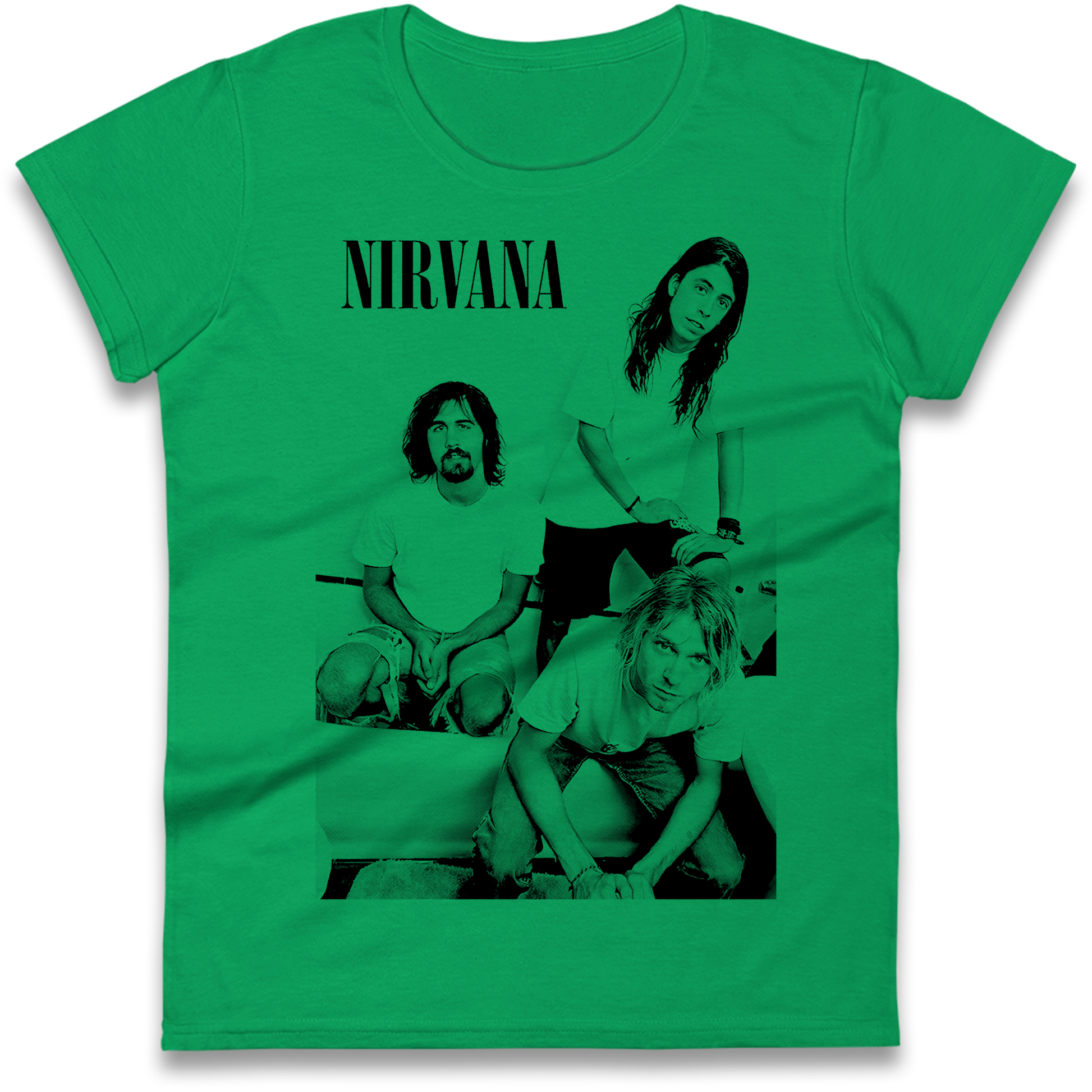 Nirvana Band Ladies T Shirt 