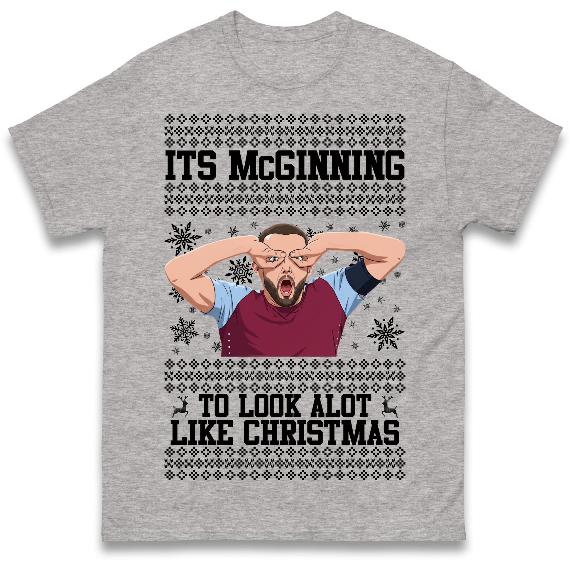 John McGinn Christmas T Shirt