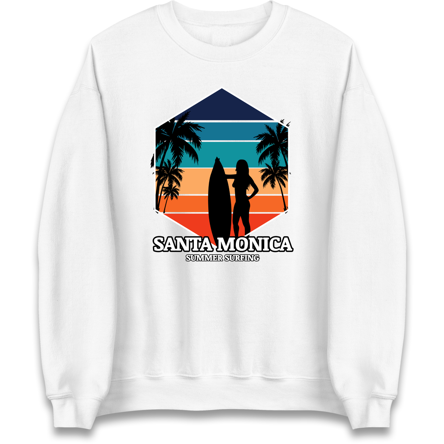 Santa Monica Summer Surfing Sweatshirt