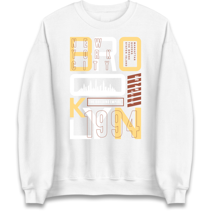 Brooklyn New York Urban District Sweatshirt