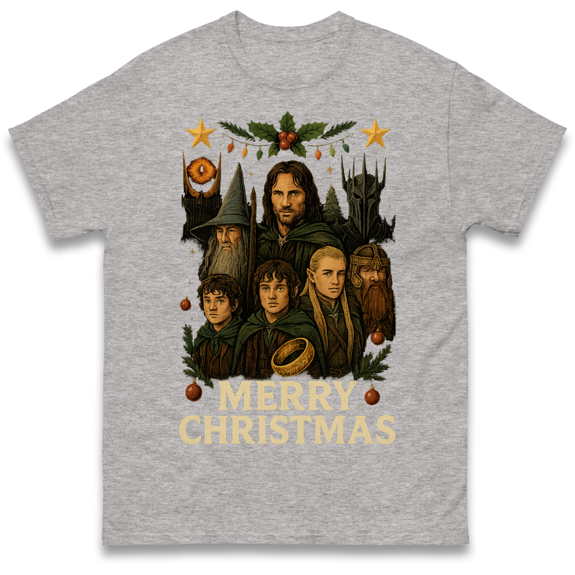 Lord of The Rings Christmas T Shirt