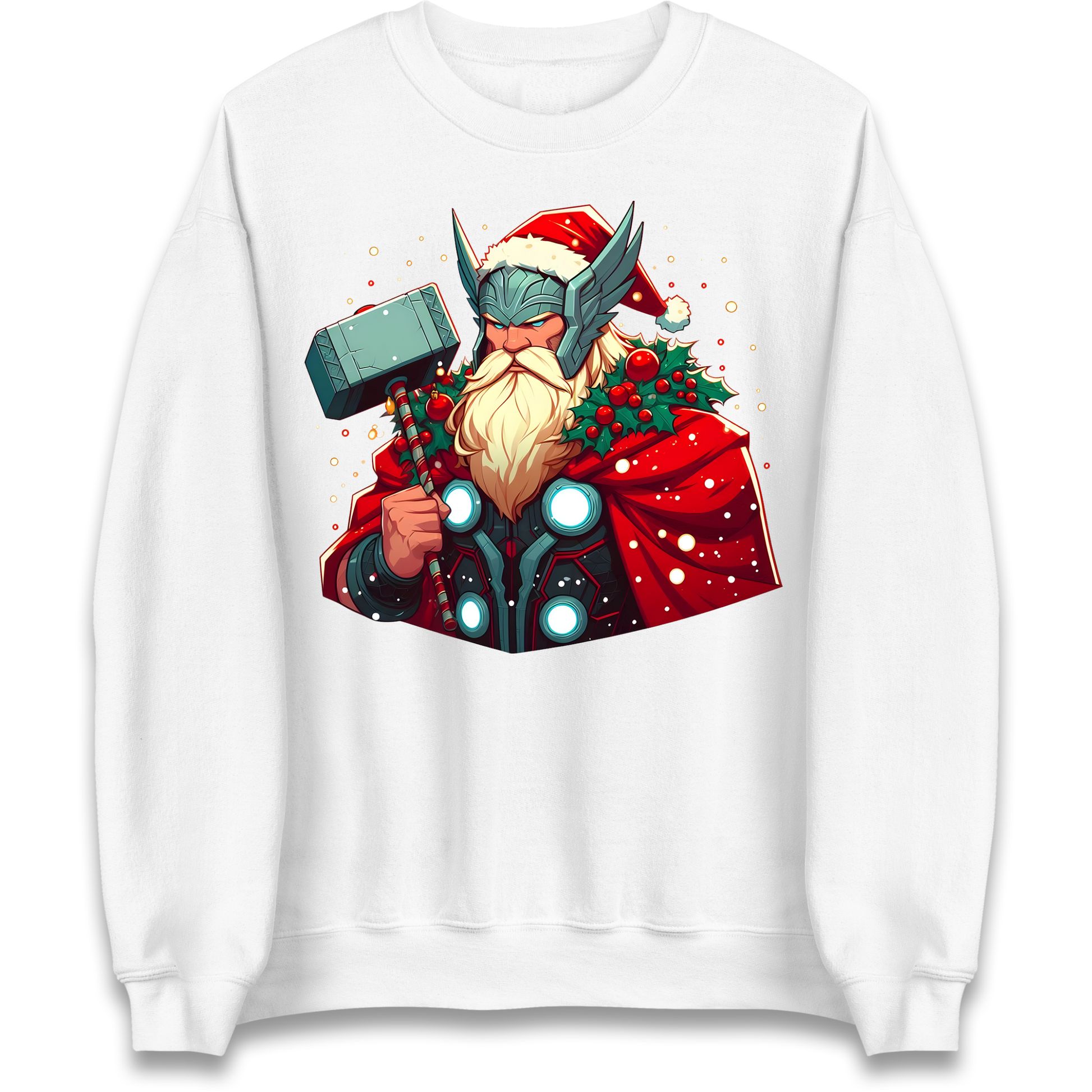 Viking Thor Santa Sweatshirt
