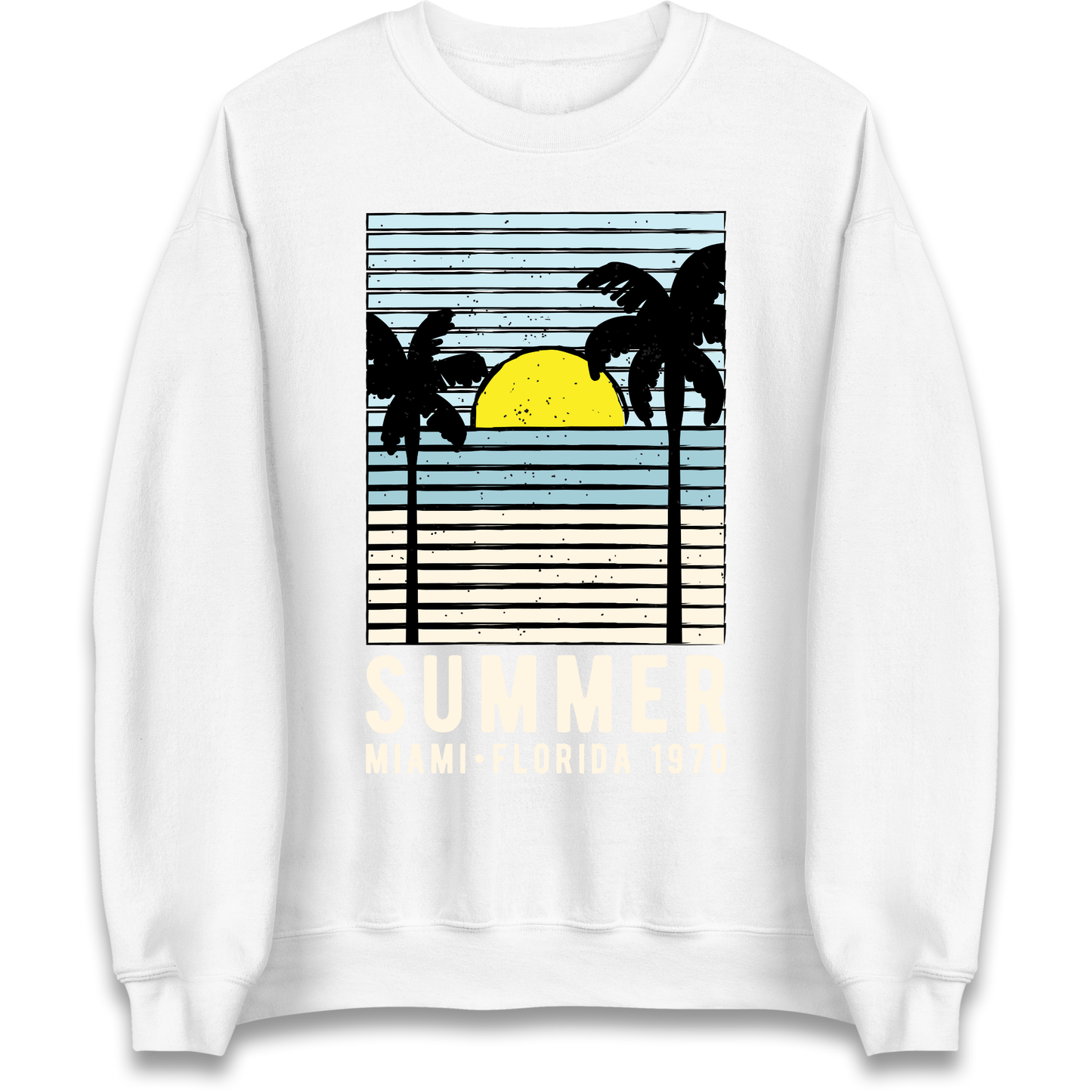 Summer Miami Florida 1970 Sweatshirt