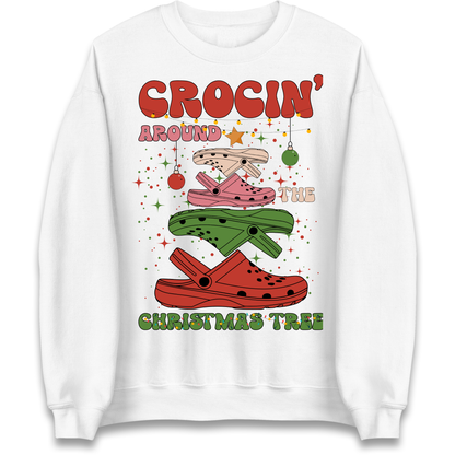 Crockin Around the Christmas Tree Christmas Sweatshirt