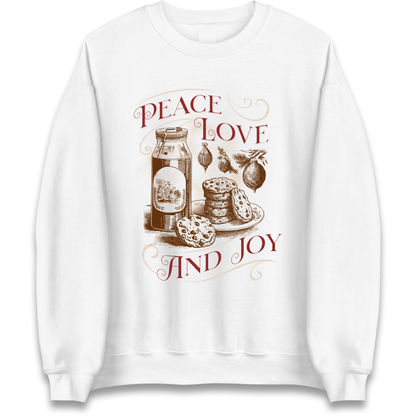 Peace Love And Joy Christmas Sweatshirt