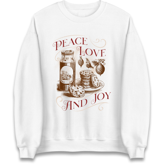 Peace Love And Joy Christmas Sweatshirt
