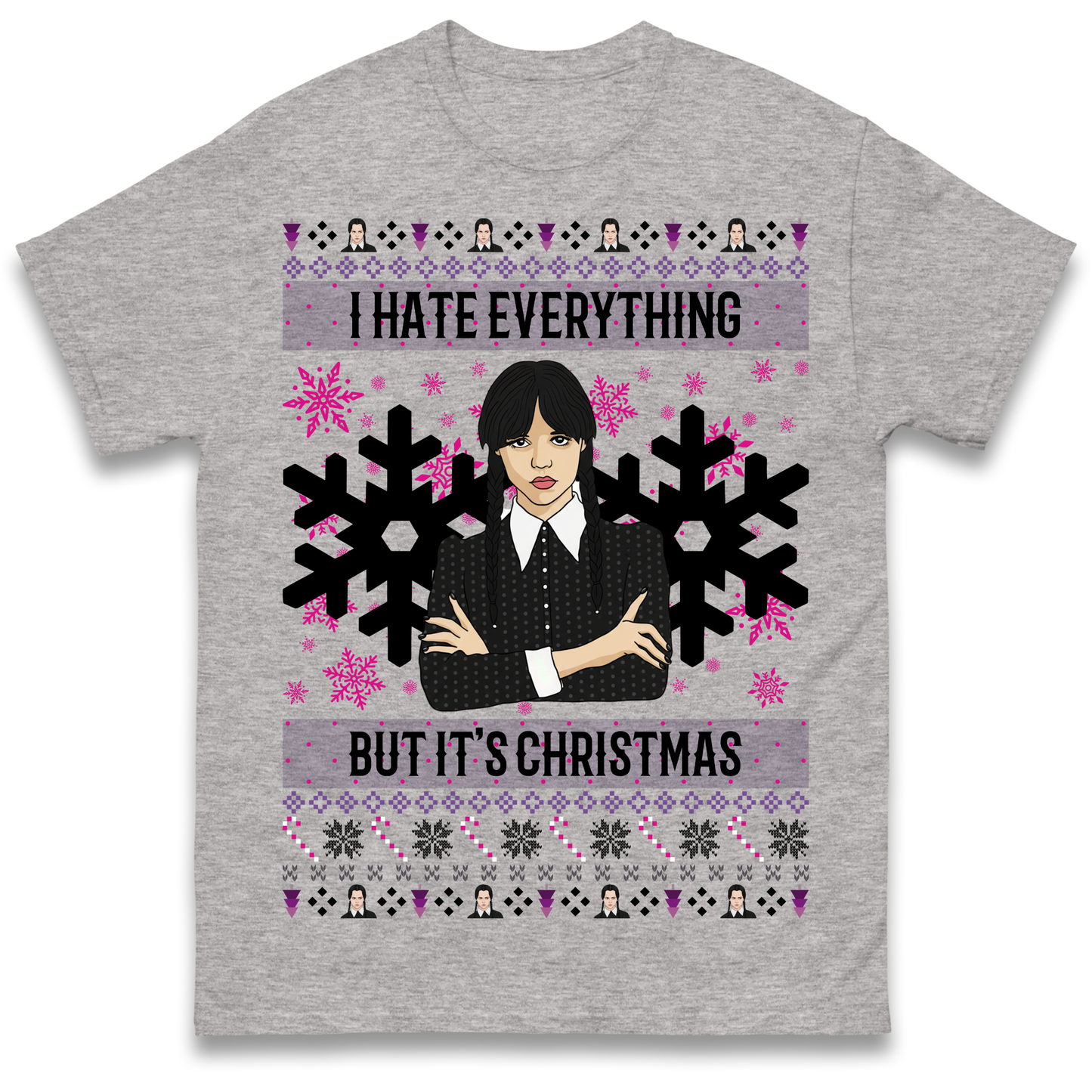 Wednesday addams Christmas T Shirt