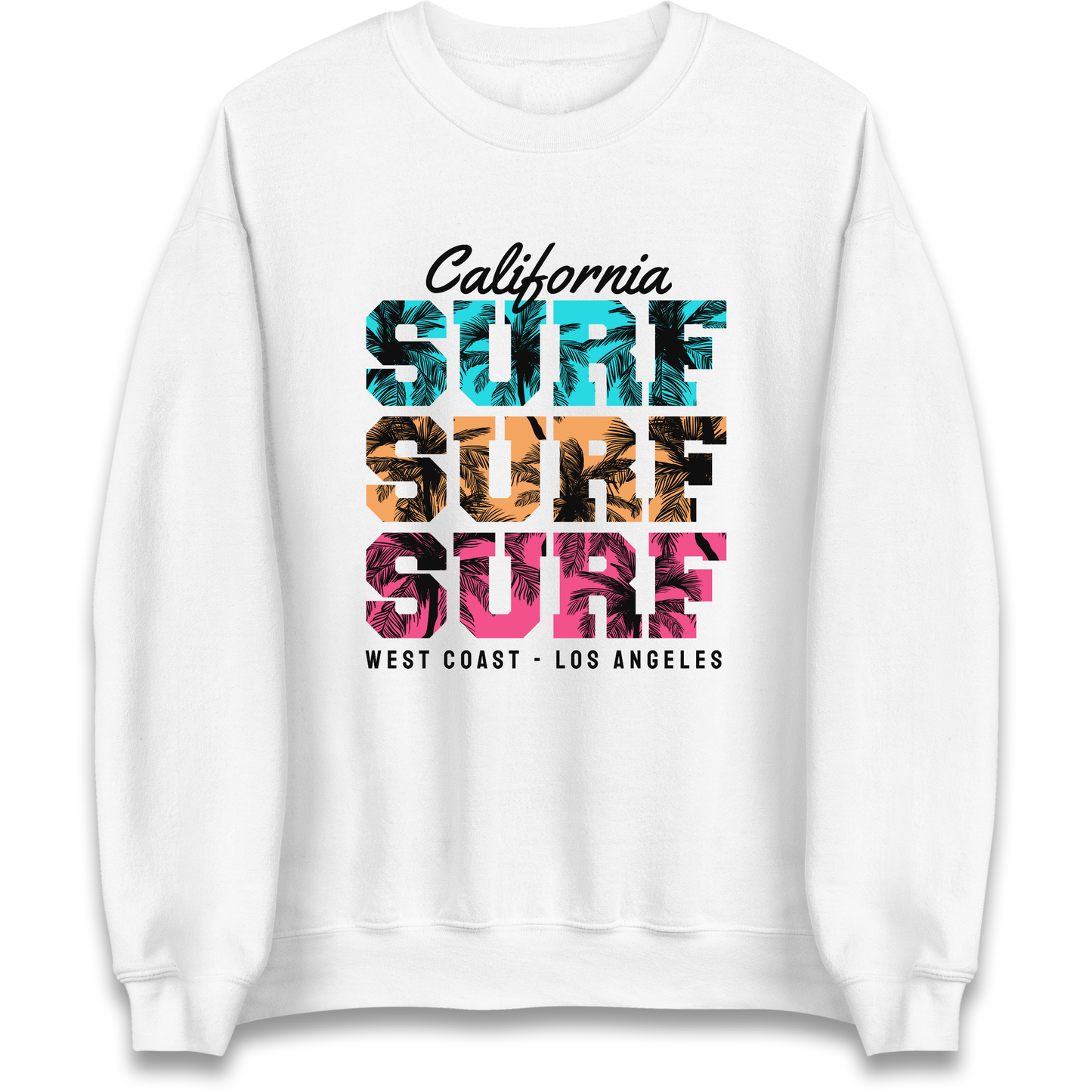 California Surf Surf Surf Sweatshirt