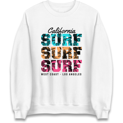 California Surf Surf Surf Sweatshirt