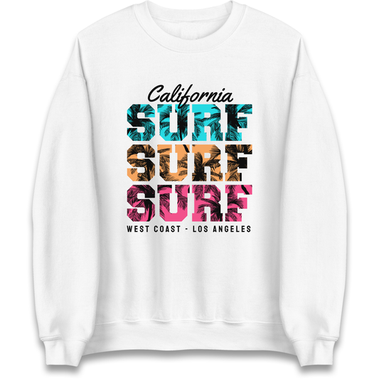 California Surf Surf Surf Sweatshirt