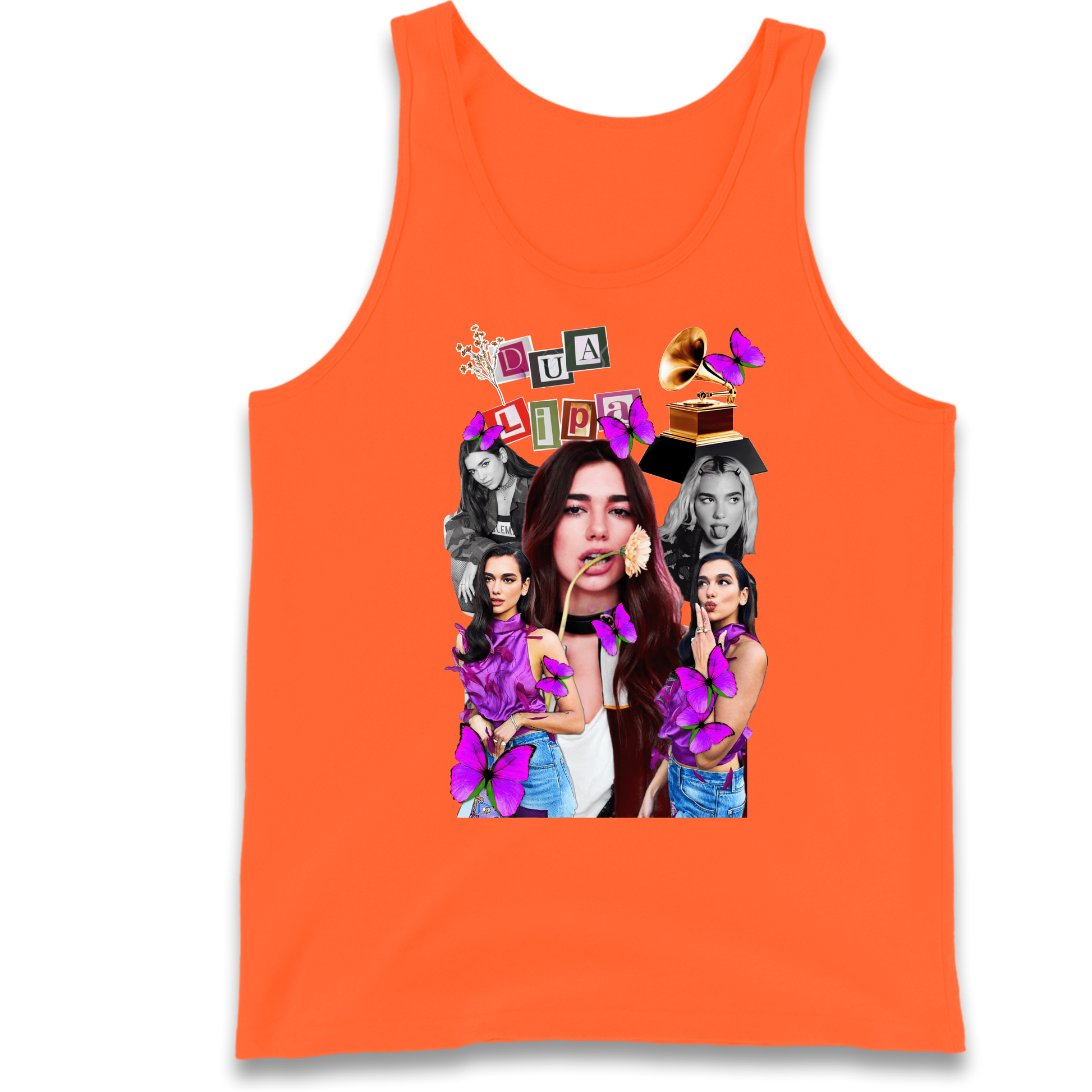 Dua Lipa Butterflies Tank Top